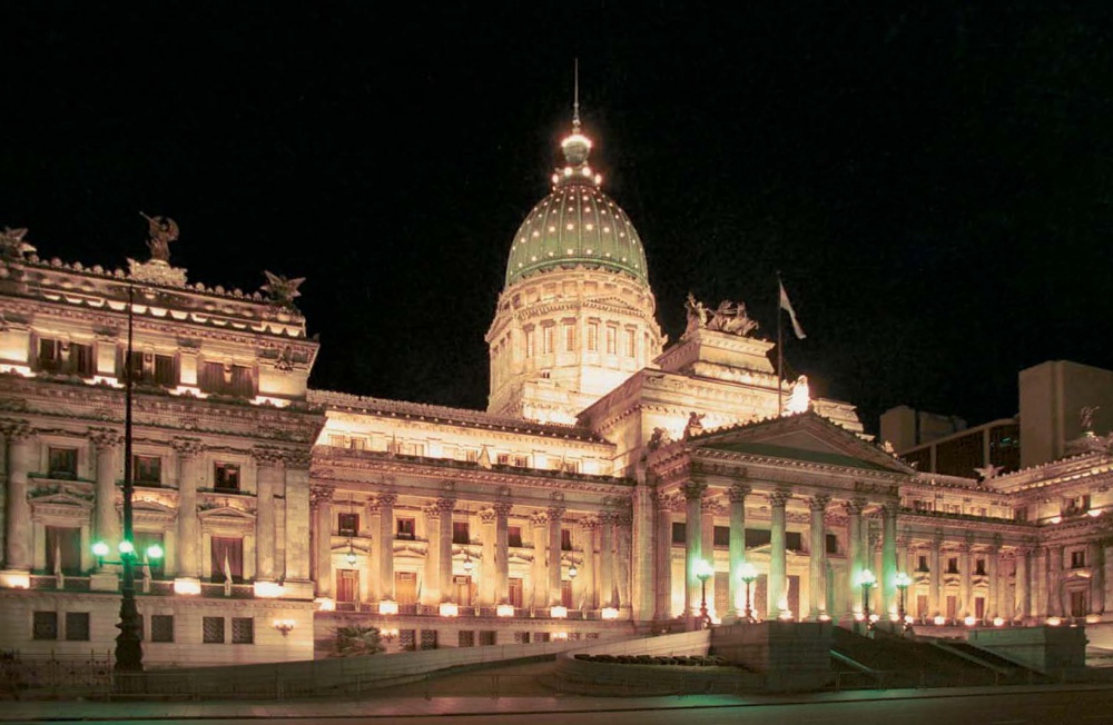 Edificio del Congreso de la Nación.