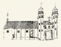 Catedral de Santiago del Estero en 1672 por Melchor Suárez de la Concha.jpg