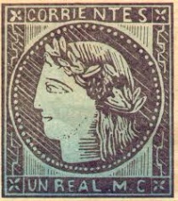 Sello postal Corrientes 1856 1 real.jpg
